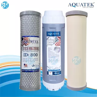 AQUATEK รวมไส้กรองน้ำสำหรับเครื่องกรองน้ำ กลุ่มไส้กรองเกรดA ไส้กรองหยาบ PP Resin CTO RO Membrane