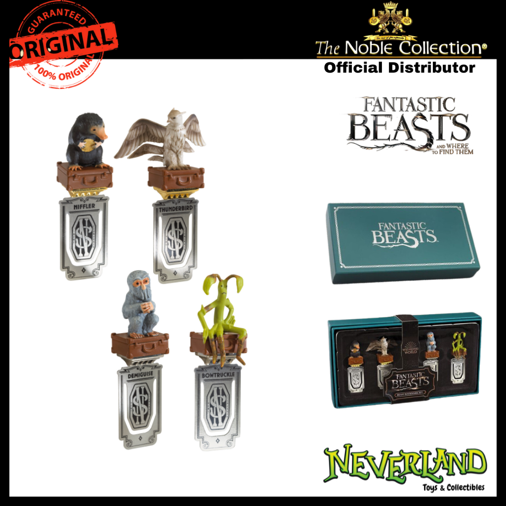 Noble Collection Fantastic Beasts Collector Bookmark Set ที่คั่นหนังสือสัตว์วิเศษ