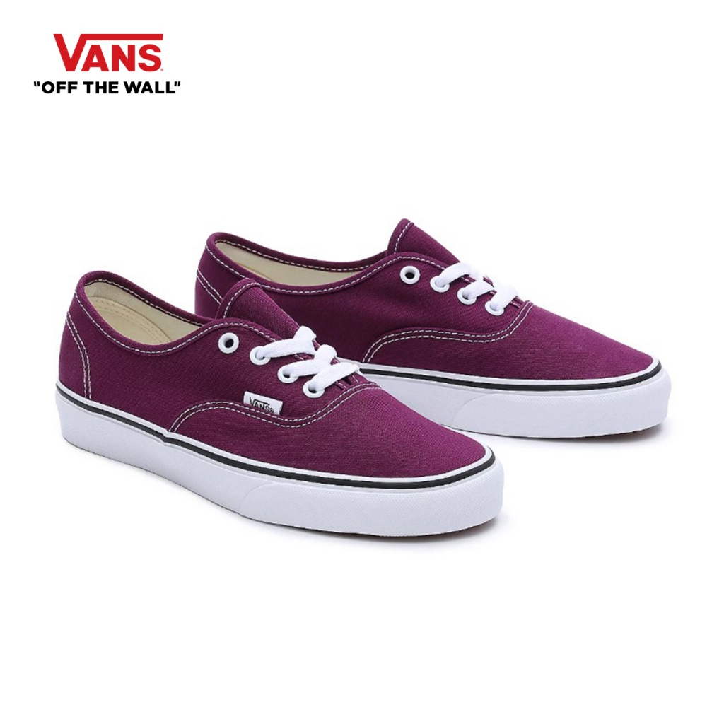 VANS AUTHENTIC - COLOR THEORY DARK PURPLE รองเท้า รองเท้าผ้าใบ ผู้ชาย ผู้หญิง