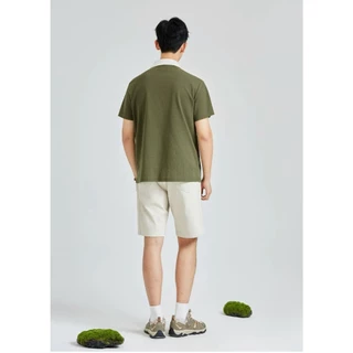 CLIFF เสื้อโปโลผู้ชาย แขนสั้นลำลอง สีผสม แบบหลวม แมทช์ลุคง่าย