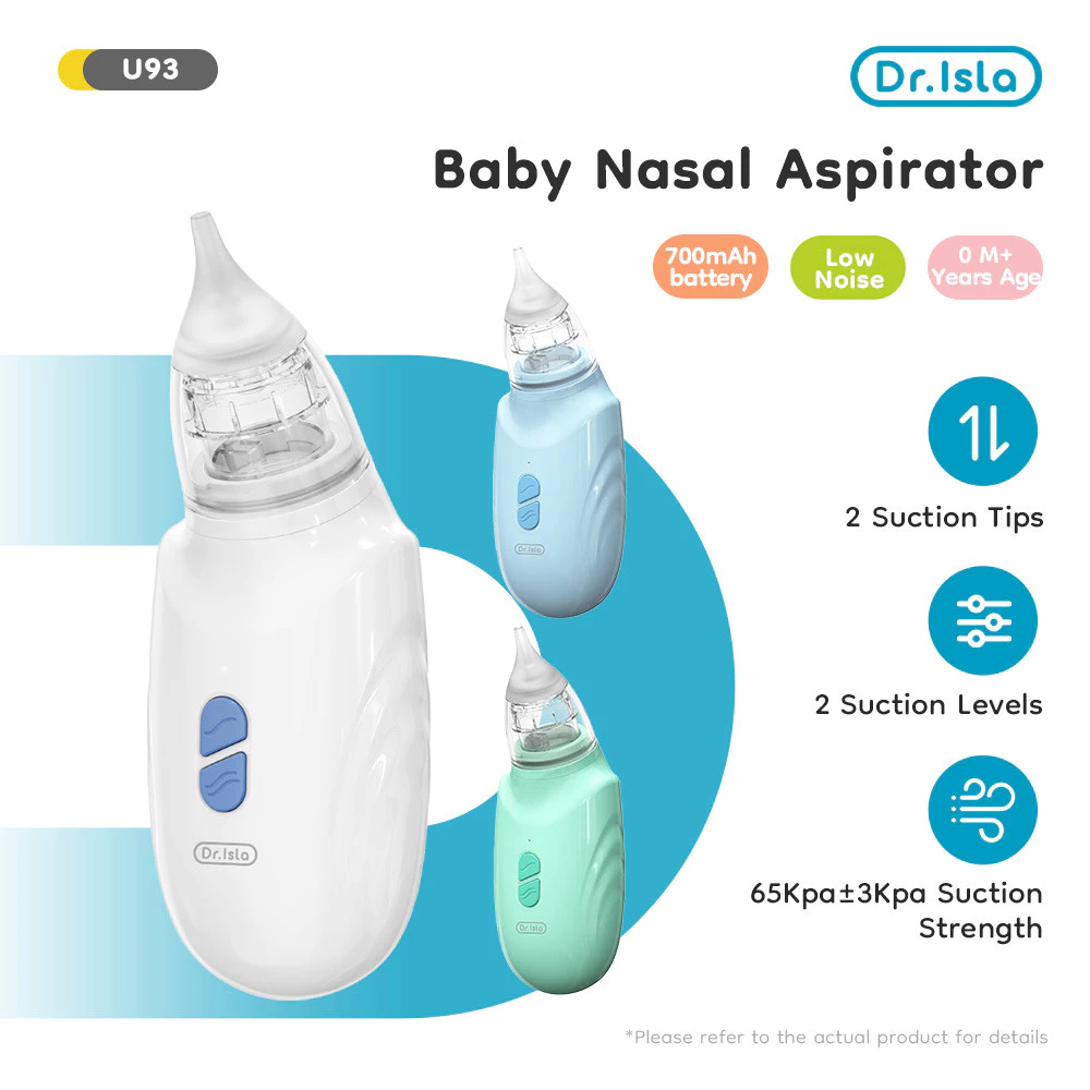 Dr.isla U93 ที่ดูดน้ำมูกเด็ก เครื่องดูดน้ำมูก ที่ดูดน้ำมูก Soft Nasal Aspirator ช่วยบรรเทาอาการหวัดในทารก