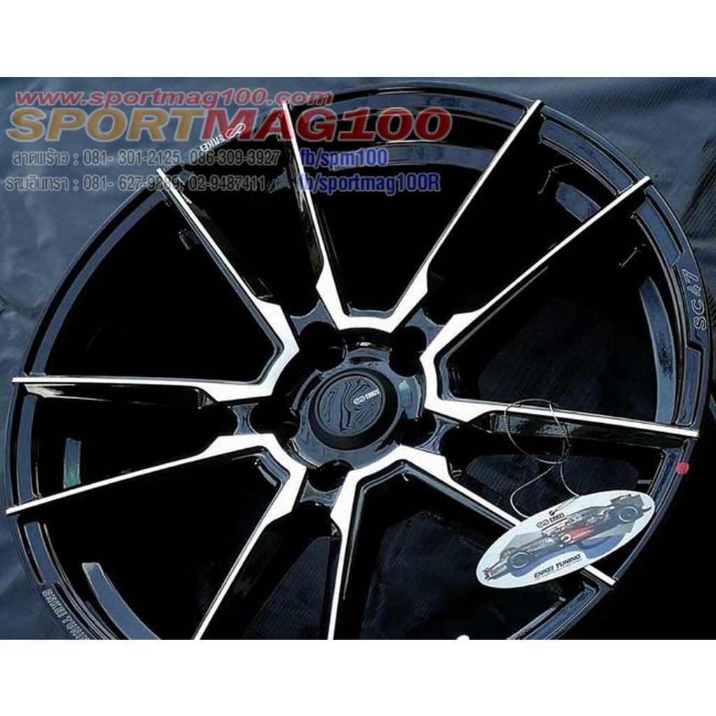 ล้อแม็กซ์ Enkei Sc47 สีดำเงา 8.5-18นิ้ว 5รู114 ET40 [15025]