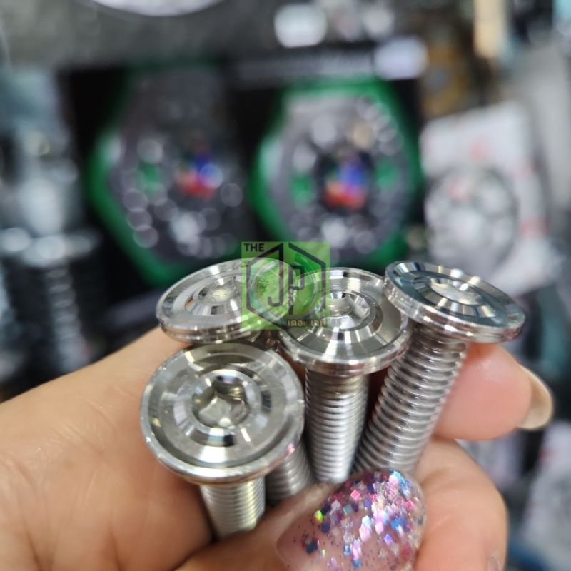 น๊อตจานดิส M8x20 M8x25 M8x30  เกลียวตลอด ราคาตัวละ น๊อตจาน  งานเลสเฮง งาน แบรนด์แท้