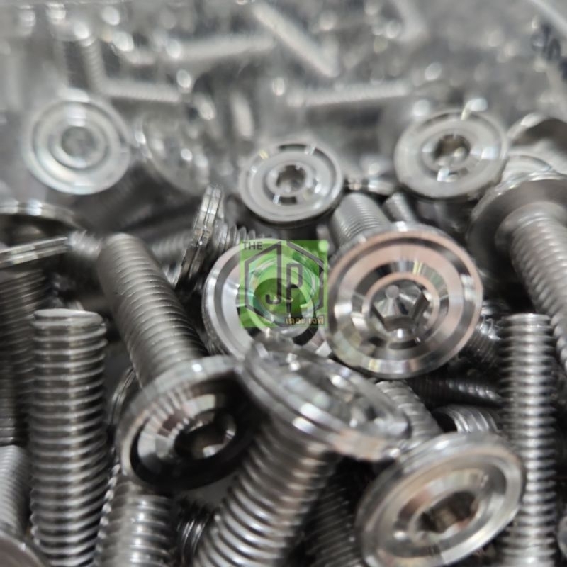 น๊อตจานดิส M8x20 M8x25 M8x30  เกลียวตลอด ราคาตัวละ น๊อตจาน  งานเลสเฮง งาน แบรนด์แท้ - รูปที่ 3