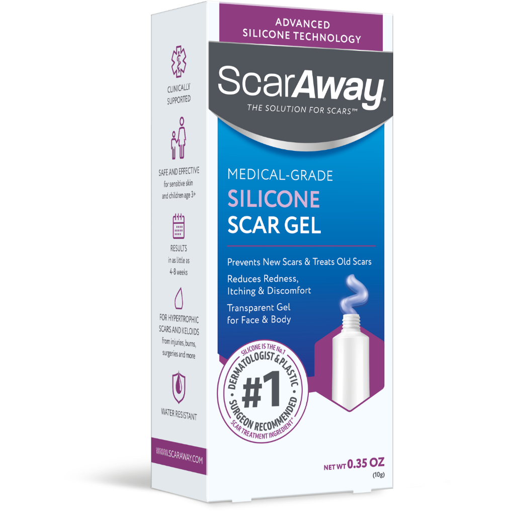 ScarAway Gel เจลสำหรับปัญหารอยแผลเป็น เกรดการแพทย์ รอยผ่าตัด คีลอยด์ สิว ลบรอยแผลเป็นทั้งเก่าและใหม่