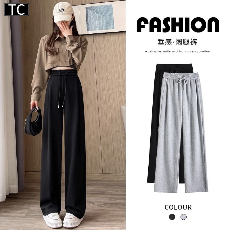TC กางเกงขายาวผู้หญิง ผ้ายืด ใส่สบาย สไตล์เกาหลี รุ่น605