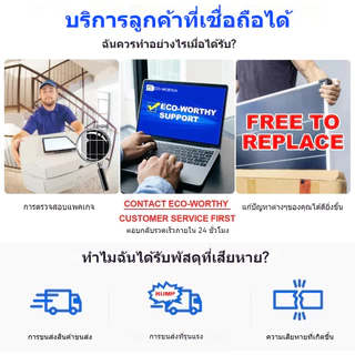 (จัดส่งกรุงเทพ) 150W 200W 300W 400W 500W 18V แผงโซลาร์เซลล์คริสตัลเดี่ยว (การออกแบบขนาดกะทัดรัด)