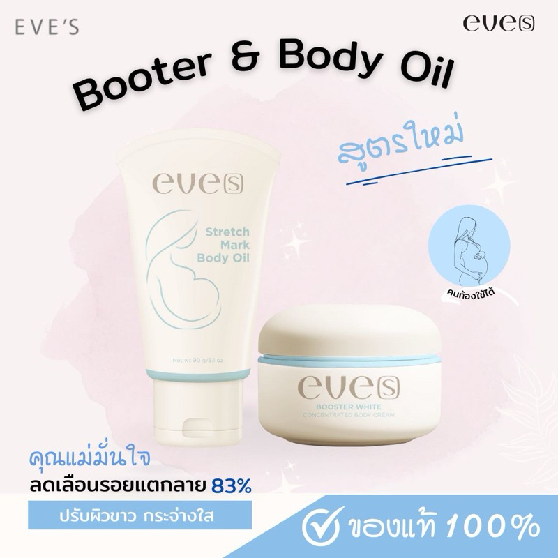 บูสเตอร์ฟ้า อีฟส์ออย บูสเตอร์ใหม่ กลิ่นหอม เชตคุณแม่