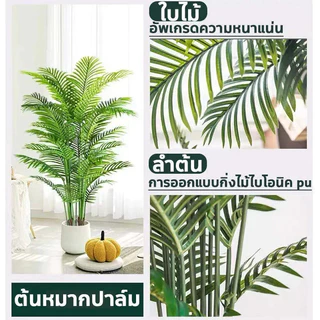🏡ต้นไม้ปลอม🌿ต้นไม้พลาสติก (ฟรี กระถางดอกไม้) ต้นไม้ปลอมใหญ่ ต้นไม้มงคล ต้นไม้ประดิษฐ์