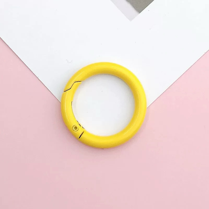 (พร้อมส่งในไทย!) ห่วงสปริง Diy ขนาด 34mm ห่วงพวงกุญแจPopmart อะไหล่พวงกุญแจ ห่วงโลหะ