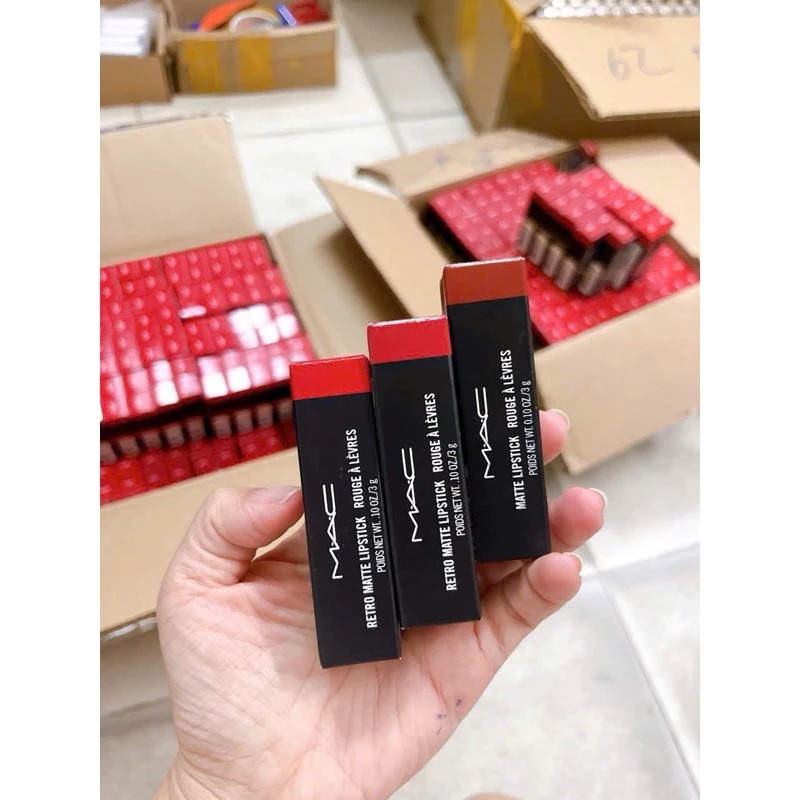 ของแท้ 100%M.A.C Powder Kiss Lipstick #314 #316 #923#921
