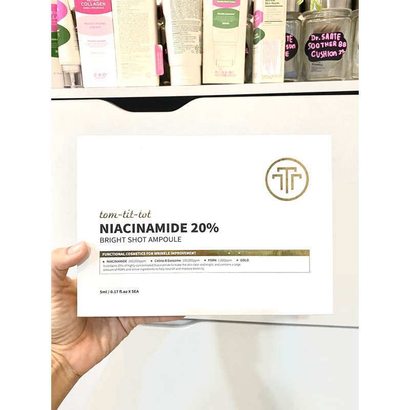 Tom tit tot Niacinamide 20% shot 1ea