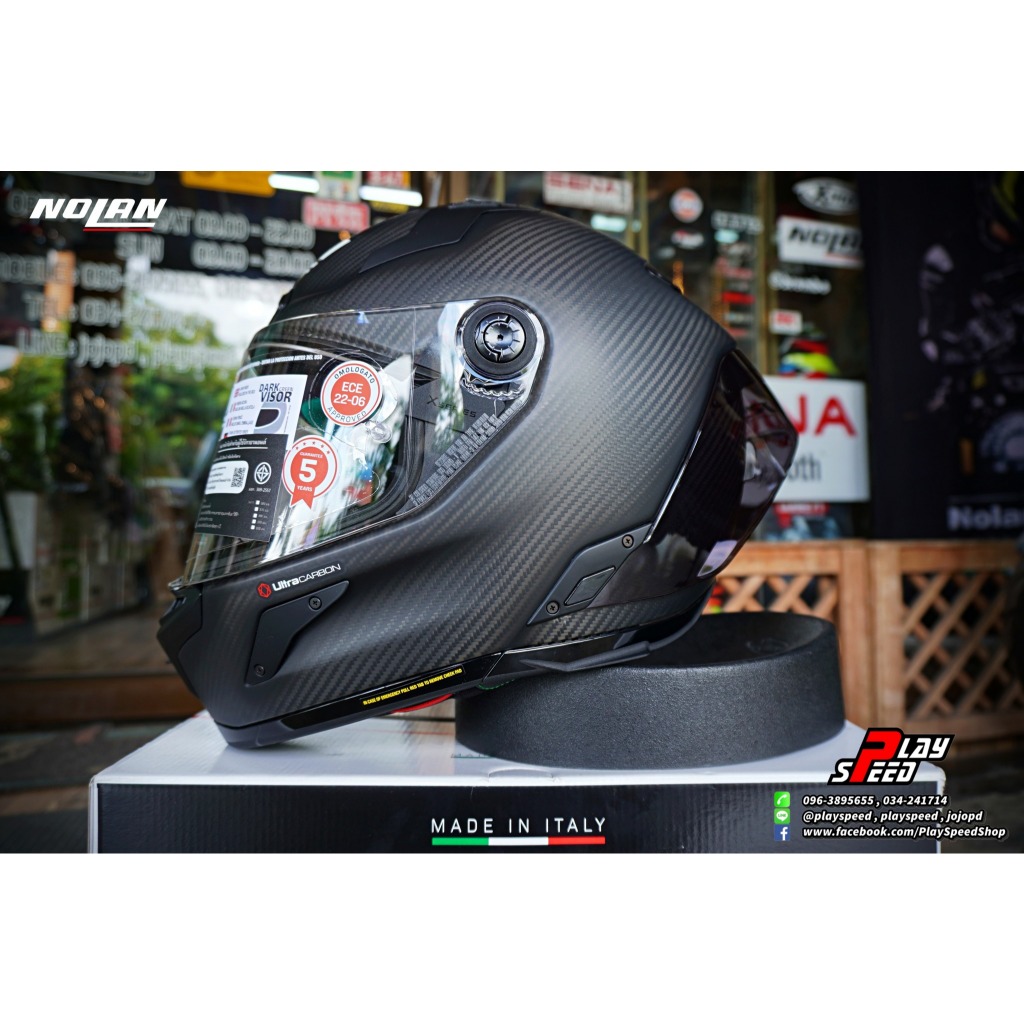 NOLAN X-804 RS ULTRA CARBON : PURO FLAT