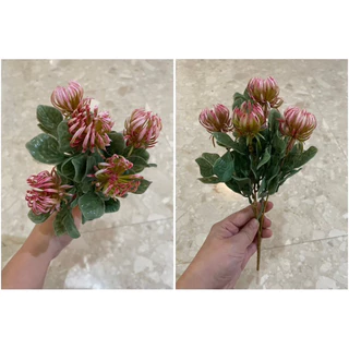 ใบไม้ประดิษฐ์ ลิ้งค์D ใบแซม มี50แบบให้เลือก คละแบบ ใบไม้ประดับ ดอกไม้พลาสติก ใบไม้ปลอม