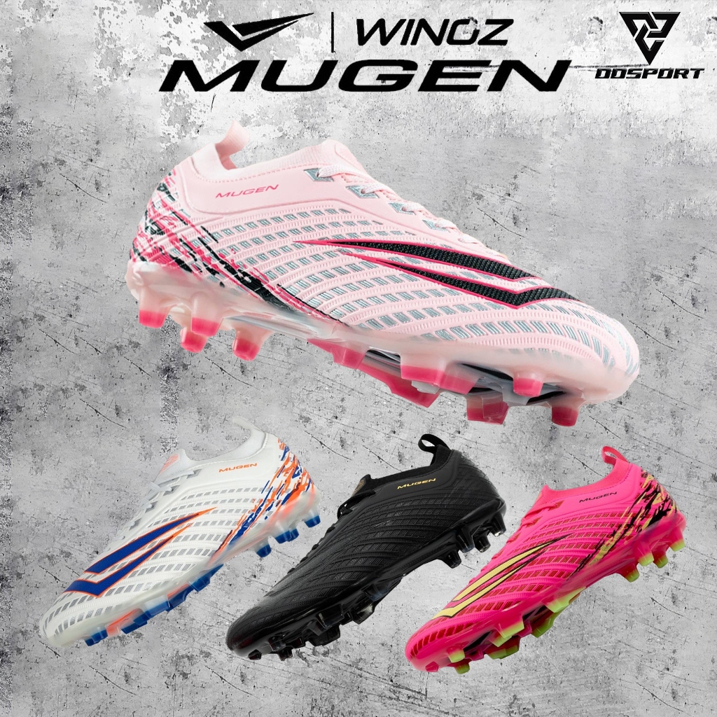 Wingz MUGEN รองเท้าสตั๊ด มูเก็น รุ่น รองท็อป หนังสังเคราะห์ ขนาด 35 - 45