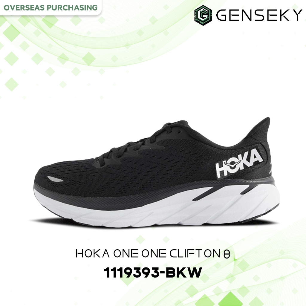 HOKA ONE ONE รองเท้ากีฬา Clifton 8 1119393-BKW ของแท้100%