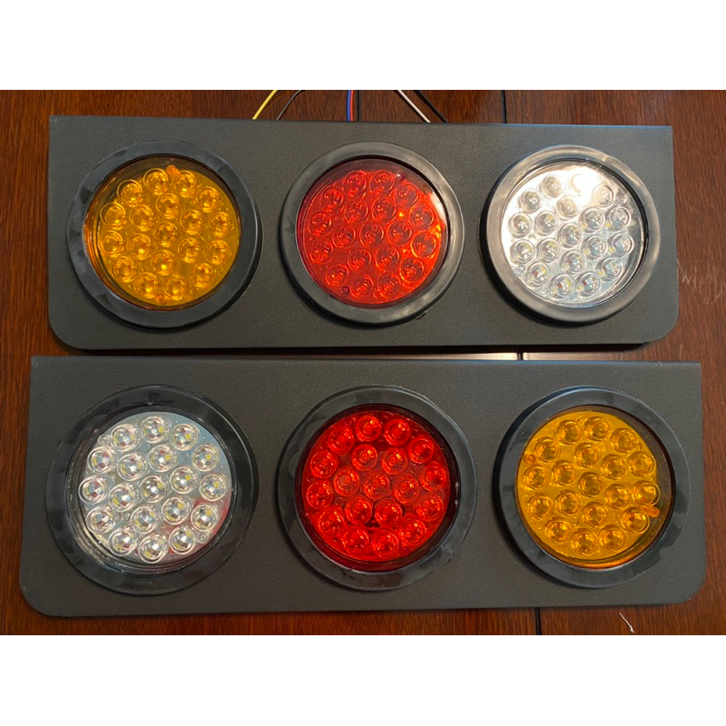 ไฟท้ายติดรถ ไฟท้าย 3 ตอน แป้นดำ มีระบบไฟ 12v และ 24v (ราคาต่อคู่) - รูปที่ 6