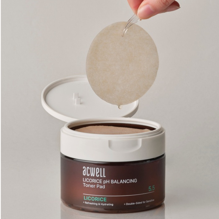 พร้อมส่งจากไทย แท้100% ACWELL Licorice pH Balancing Toner Pad 70pads โทนเนอร์ชนิดแผ่น โทนเนอร์แผ่น โ