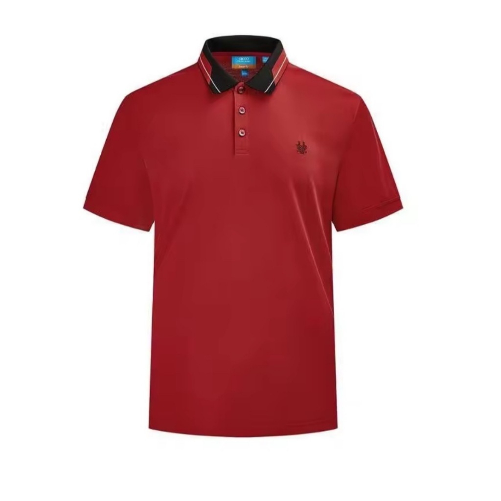 G2000 เสื้อโปโลสำหรับผู้ชาย ทรง SMART FIT รุ่น 3914025226 สีแดง ปกดำ
