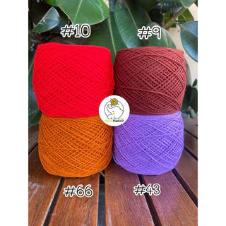 ไหมพรม 3 ply แบบกรอม้วน (พร้อมใช้) แบบเลือกทีละสี