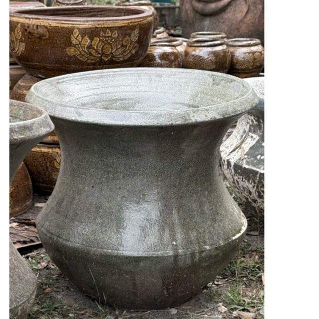 โอ่งบาหลีจิ๋วโบราณคลาสสิค ขนาด 40*40 cm.