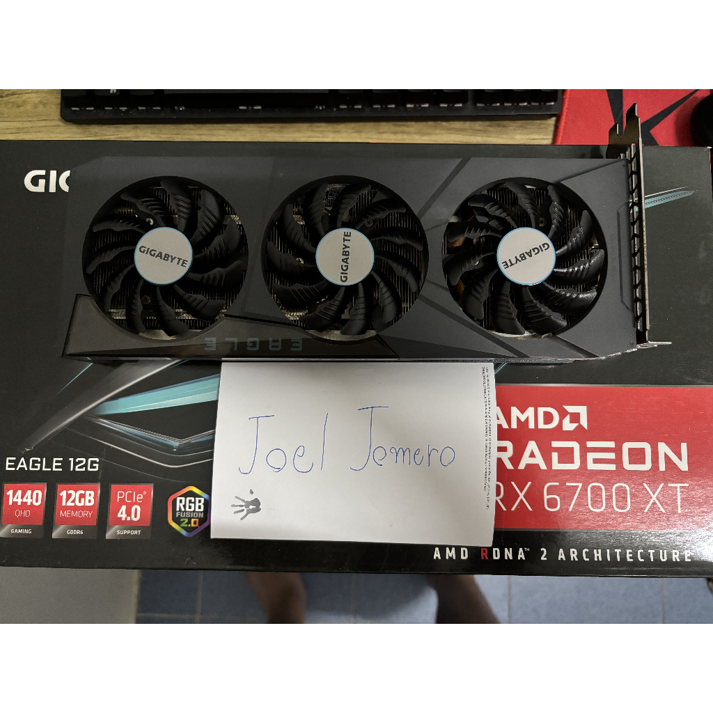 การ์ดจอ RX6700xt 12gb GIGABYTE