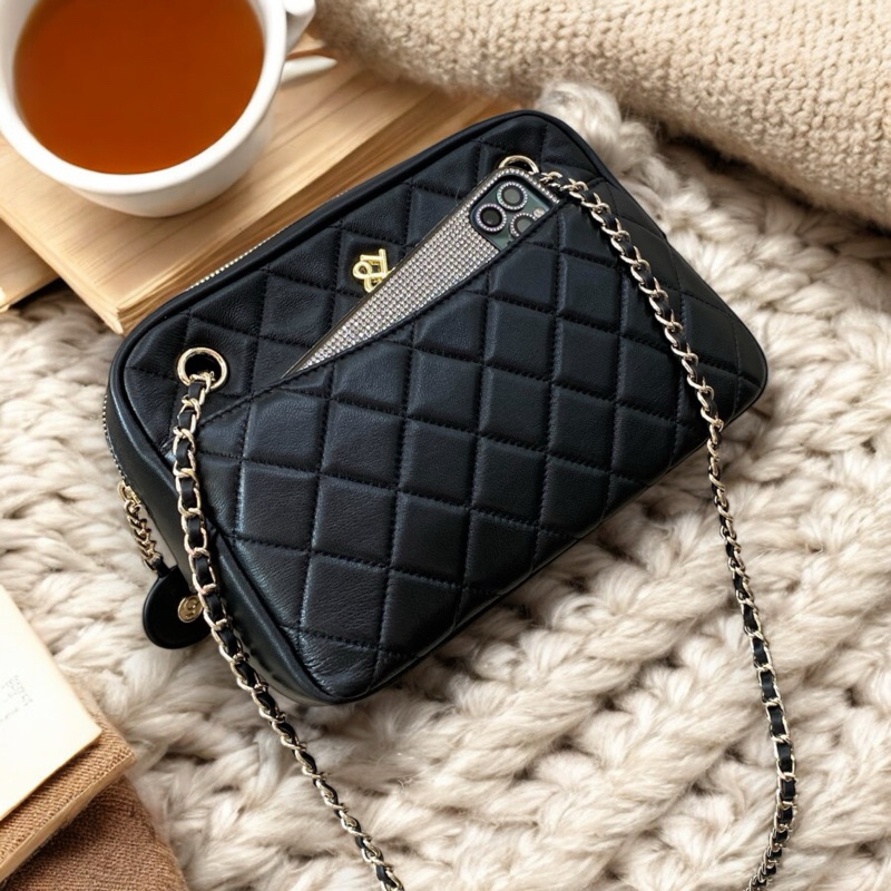 Violet 25cm กระเป๋าหนังแกะ แบรนด์Lovera