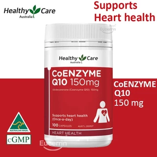 Healthy Care CoQ10 150mg 100 Capsules โคเอนไซม์คิวเท็น บำรุงสุขภาพหัวใจและหลอดเลือดหัวใจ