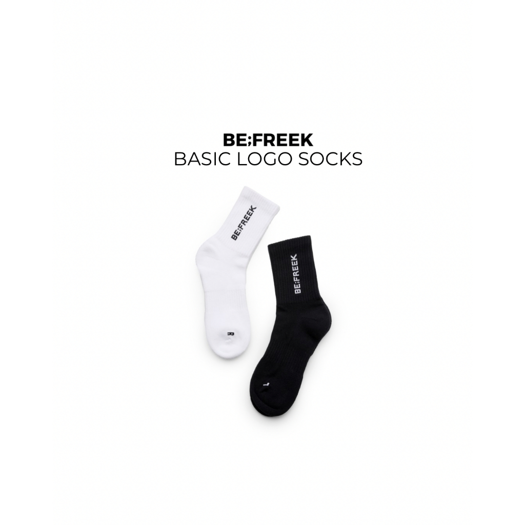 BE;FREEK Basic Logo Socks (Available Now) ถุงเท้า โลโก้ BE;FREEK (สินค้าพร้อมส่ง)