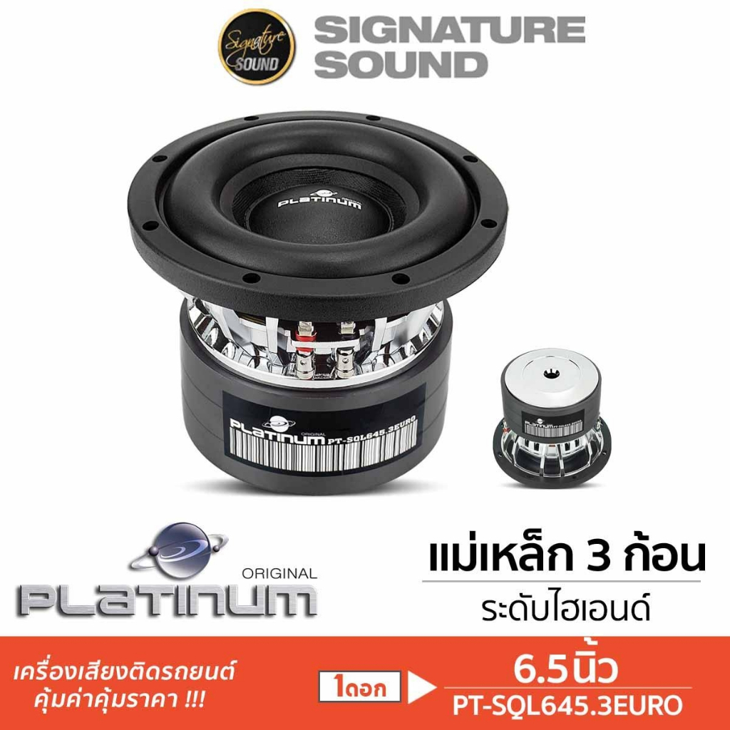 PLATINUM ลำโพงซับวูฟเฟอร์ ดอกซับ 6.5นิ้ว ซับ 1ดอก โครงปั๊ม โครงหล่อ วอยซ์คู่ 660/8650X2B