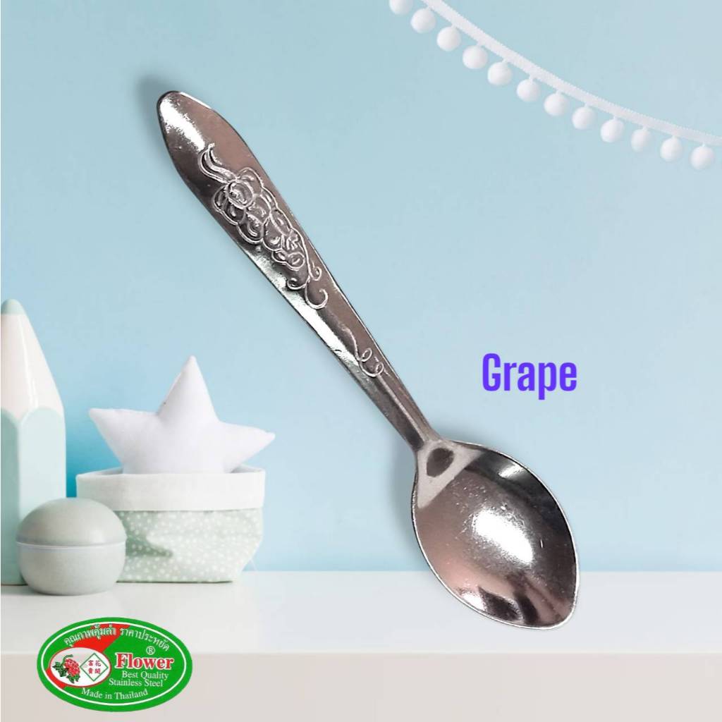 ช้อนกาแฟช้อนชงชา(แพ็ก5ชิ้น) สเตนเลส STAINLESS COFFE and TEA Spoon