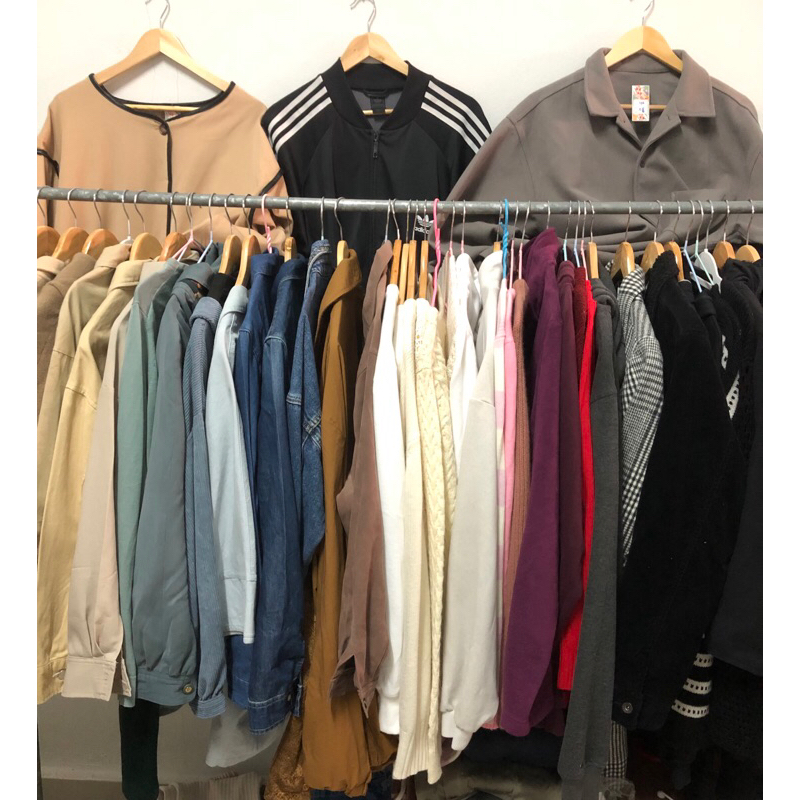 (Live) เสื้อกันหนาว ไหมพรม แจ็คเก็ตยีนส์ ผ้าวูล ขนแกะ