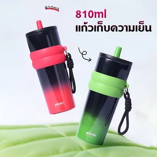 PANDA Colorful แก้วเก็บอุณหภูมิ แก้วเก็บความเย็น 810ml 30OZ แก้วน้ำเก็บความเย็น แก้วเก็บอุณหภูมิ ขวดน้ํา เก็บความเย็น