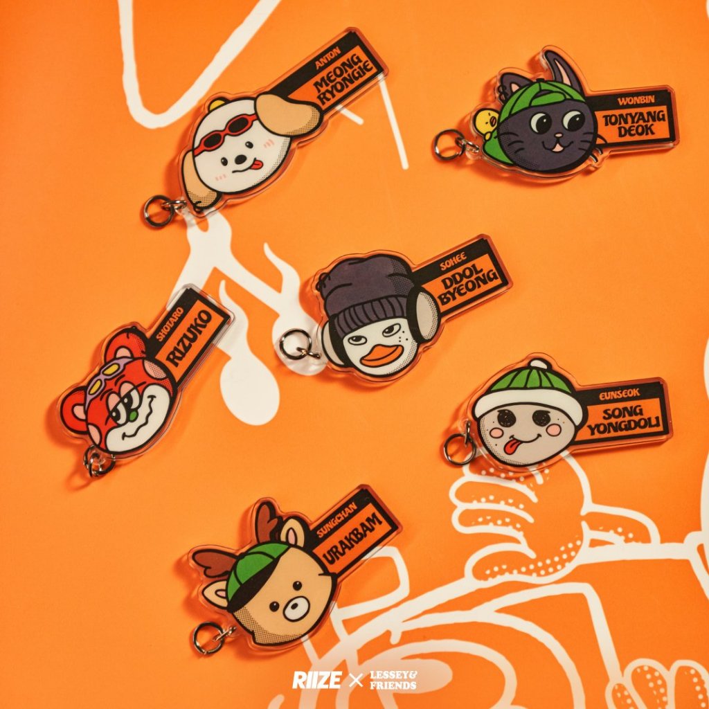 ✅พร้อมส่ง  แจกโค้ดลดเพิ่ม SHOPEE LIVE  [RIIZE] พวงกุญแจ RIIZE x LESSEY KEY RING & PHOTOCARD SET ราคา ถูกที่สุด ดีลบีเคเค แกลเลอรีภาพที่ 5