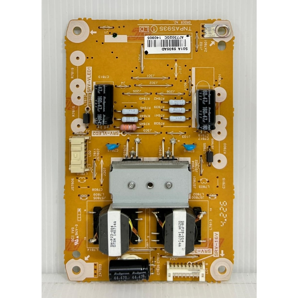 อินเวอร์เตอร์ ไดร์ LED Panasonic รุ่น TH-42AS610T ,  TH-42A410T  พาร์ทบอร์ด  TNPA5935 อะไหล่แท้ถอด ม