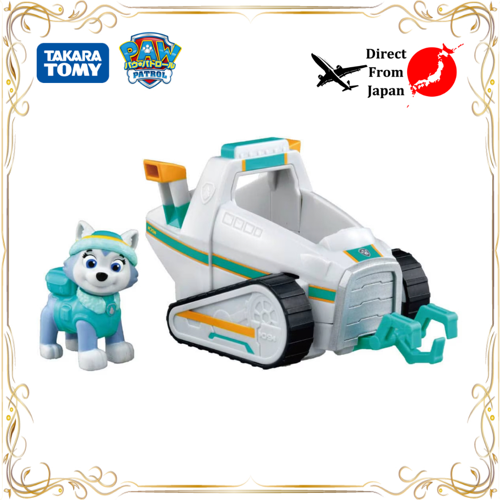【Direct from Japan】TAKARA TOMY ยานพาหนะพื้นฐาน Paw Patrol (พร้อมฟิกเกอร์) Everest Snowcat