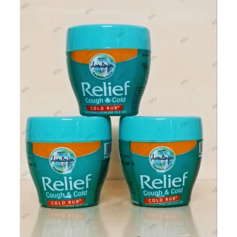 Amrutanjan Relief วิคอินเดียตัวดัง ทาแก้ไอ & แก้หวัด ขนาด 30g. ของแท้จากอินเดีย หิ้วเอง💯