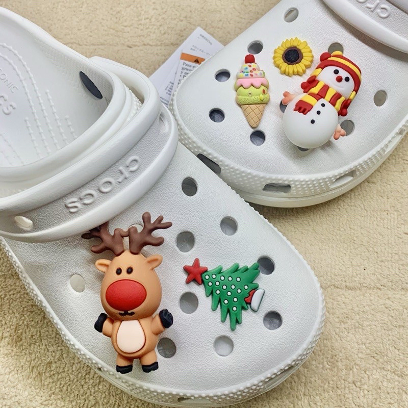 JBxmas 🎄ตัวติดรองเท้ามีรู “ รวม คริสต์มาส “ 👠🌈Shoe Charm “ X-mas xmas x mas ” เวลาแห่งความสุข ความสนุก - รูปที่ 7