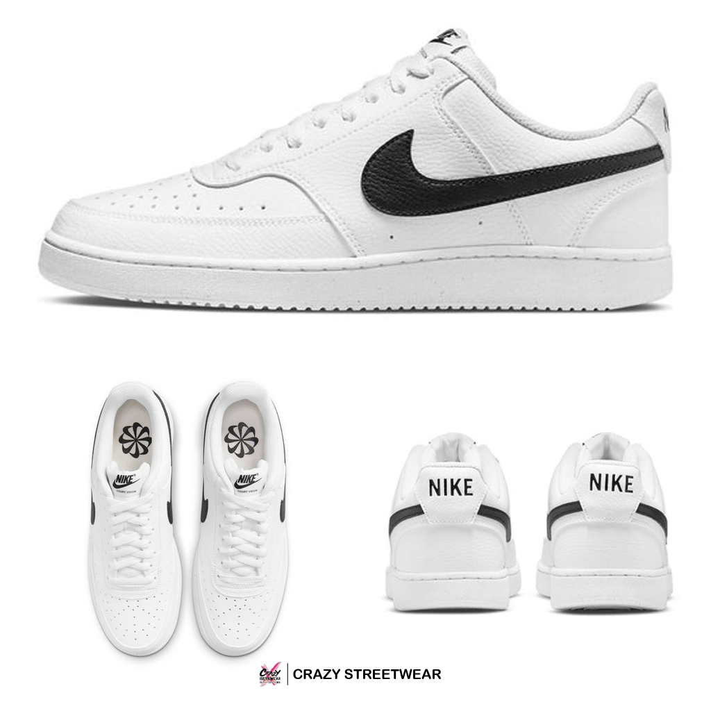 Nike Court Vision Low 'White Black' ( DH3158-101 / DH2987-101 ) สินค้าลิขสิทธิ์แท้ Nike รองเท้า