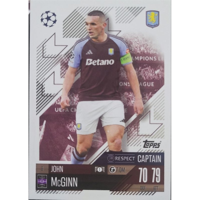 Topps Match Attax 24/25 Aston Villa Team