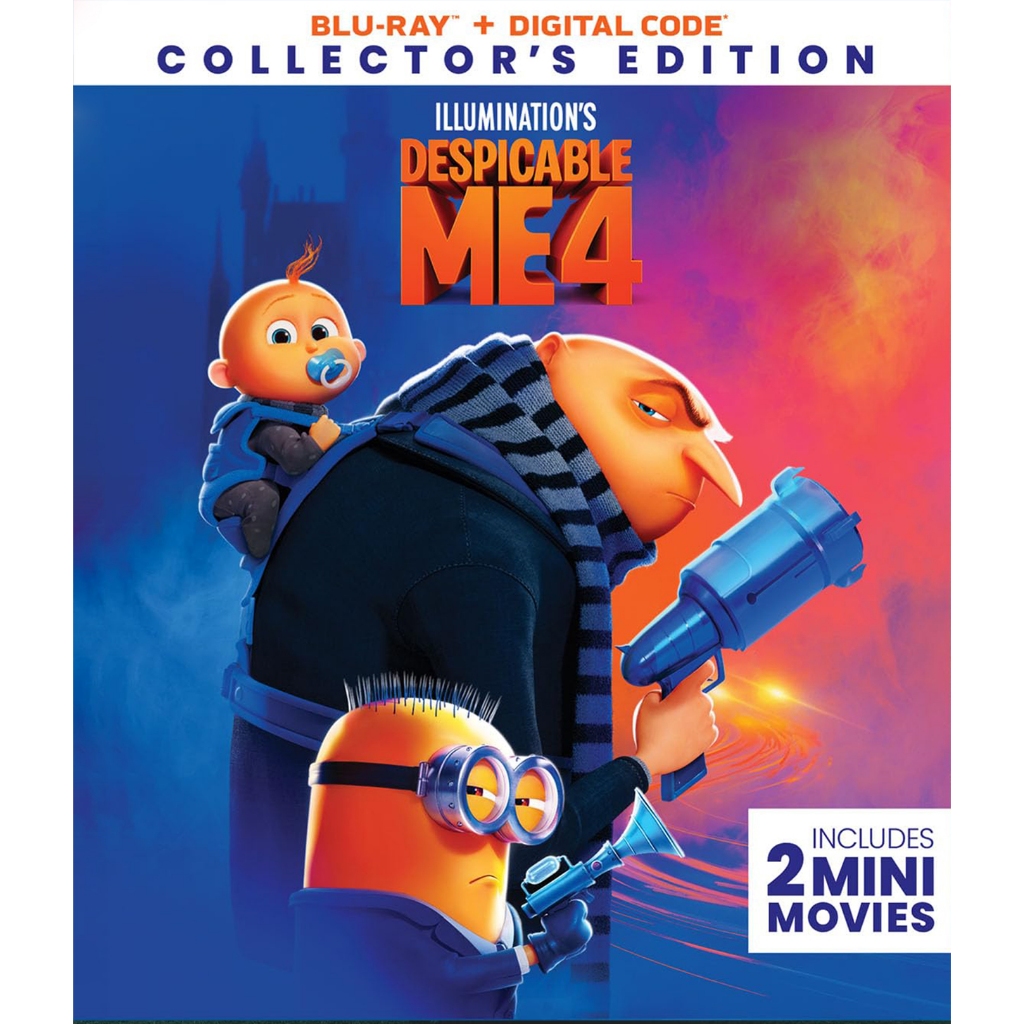 Bluray เสียงไทย บลูเรย์ อนิเมชั่น despicable me 4 มิสเตอร์แสบ ร้ายเกินพิกัด 4 แผ่นมาสเตอร์ USA
