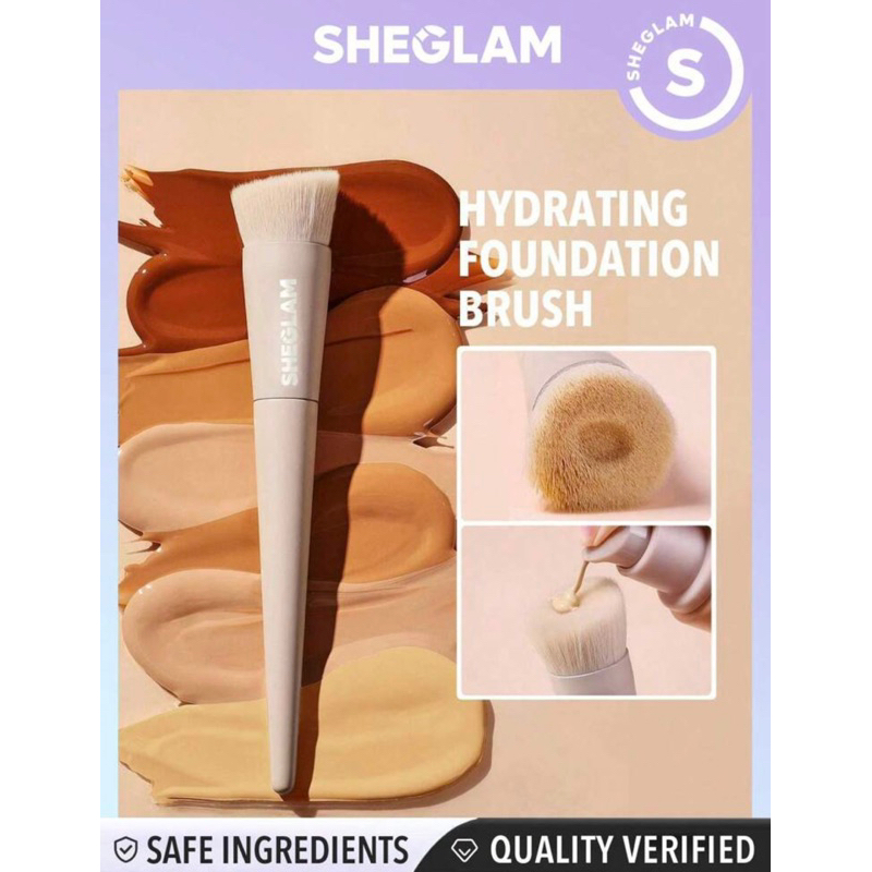Sheglam แปรงทารองพื้น ขนนุ่มสุดๆ ไม่กินรองพื้น เกลี่ยรองพื้นเนียนมากค่ะ แปรงแต่งหน้าSkinfinite (พร้อมส่ง)