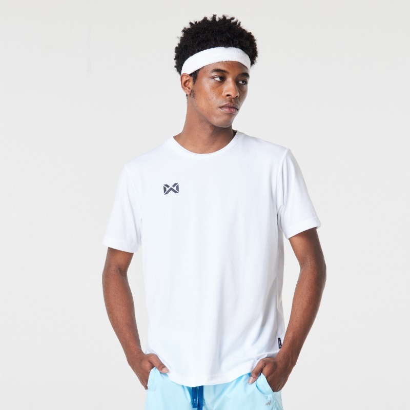 WARRIX เสื้อยืดคอกลม รุ่น Basic 3 Normal Fit T-shirt Logo W Comba Lite (LA-243TSACL04)