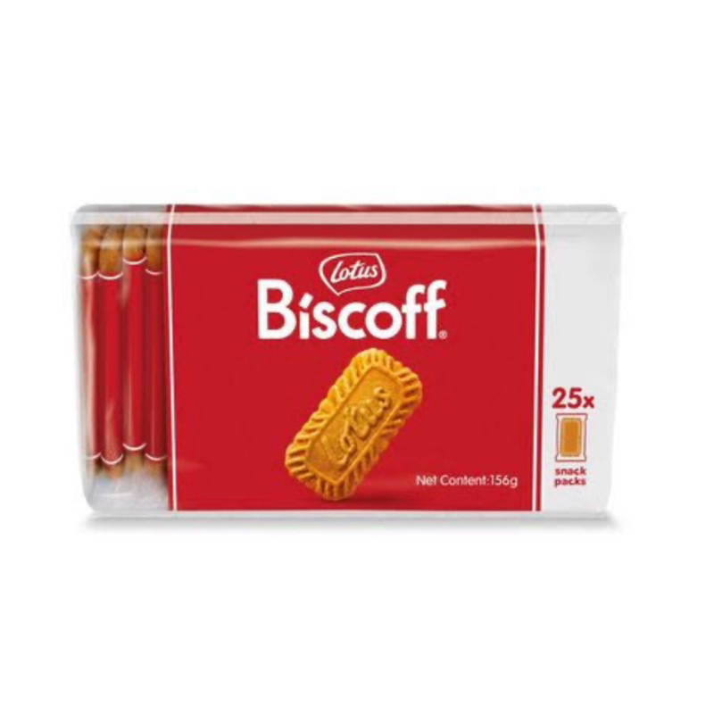 Biscoff cookies แบบมีซองแบ่ง 156g/186g พร้อมส่ง