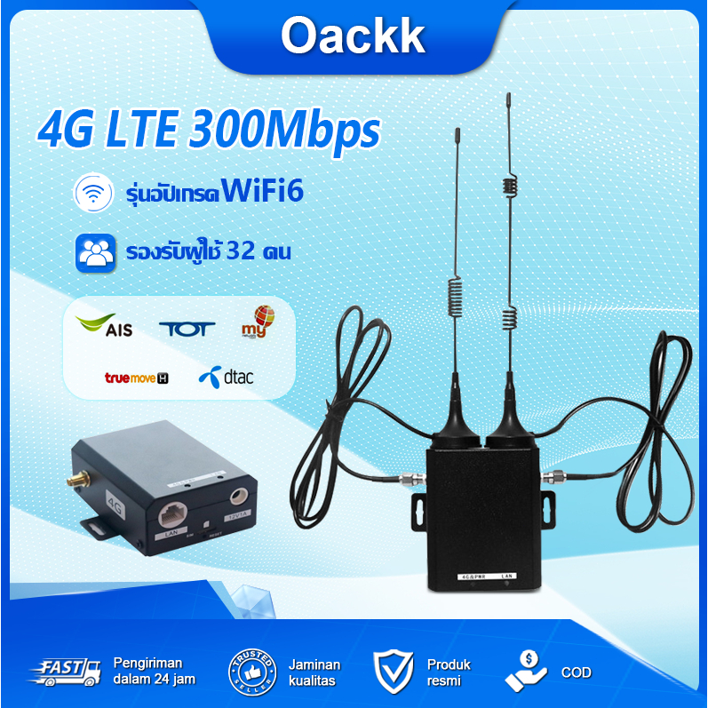 จัดส่งด่วน H927 เราเตอร์ไร้สาย 4G LTE ซิมการ์ด 150Mbps สําหรับกลางแจ้ง