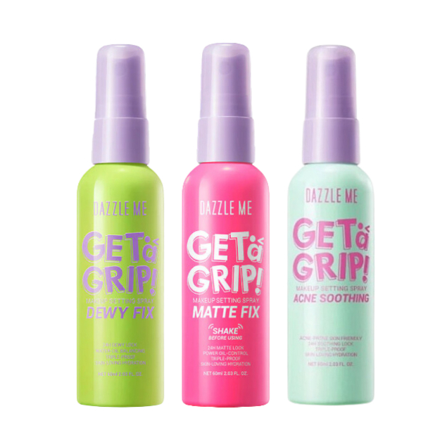 DAZZLE ME Get a Grip! Makeup Setting Spray 60 ml. แดซเซิลมี สเปรย์ล็อคเครื่องสำอาง