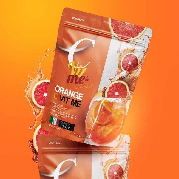 (1ห่อ)น้ำชงซีวิตมี C VIT ME ซีวิตมี (30ซอง )กลูต้าวิตมี พลัส วิตซีส้มเลือด