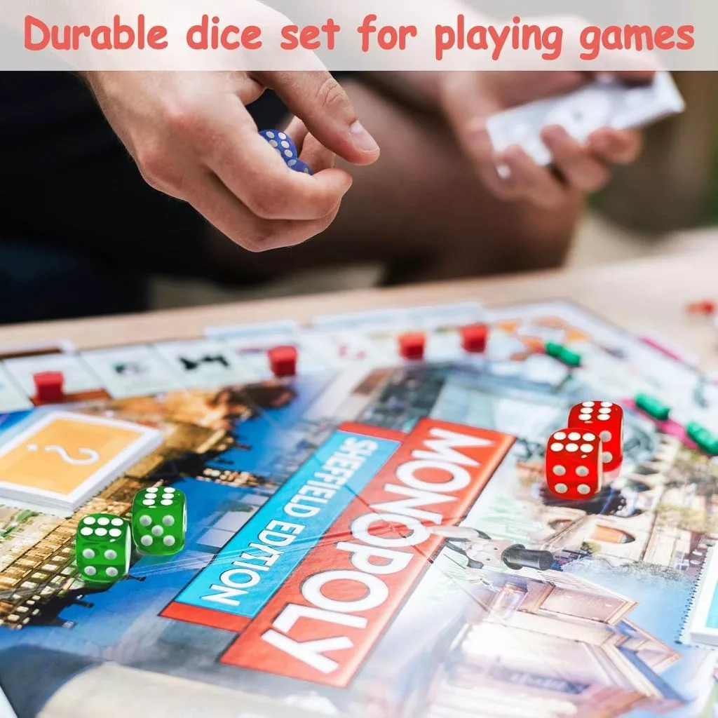 Dice ลูกเต๋า อะครีลิคคุณภาพสูง Premium Quality Acrylic Dice Crystal Dice 14mm 16mm thumbnail 6