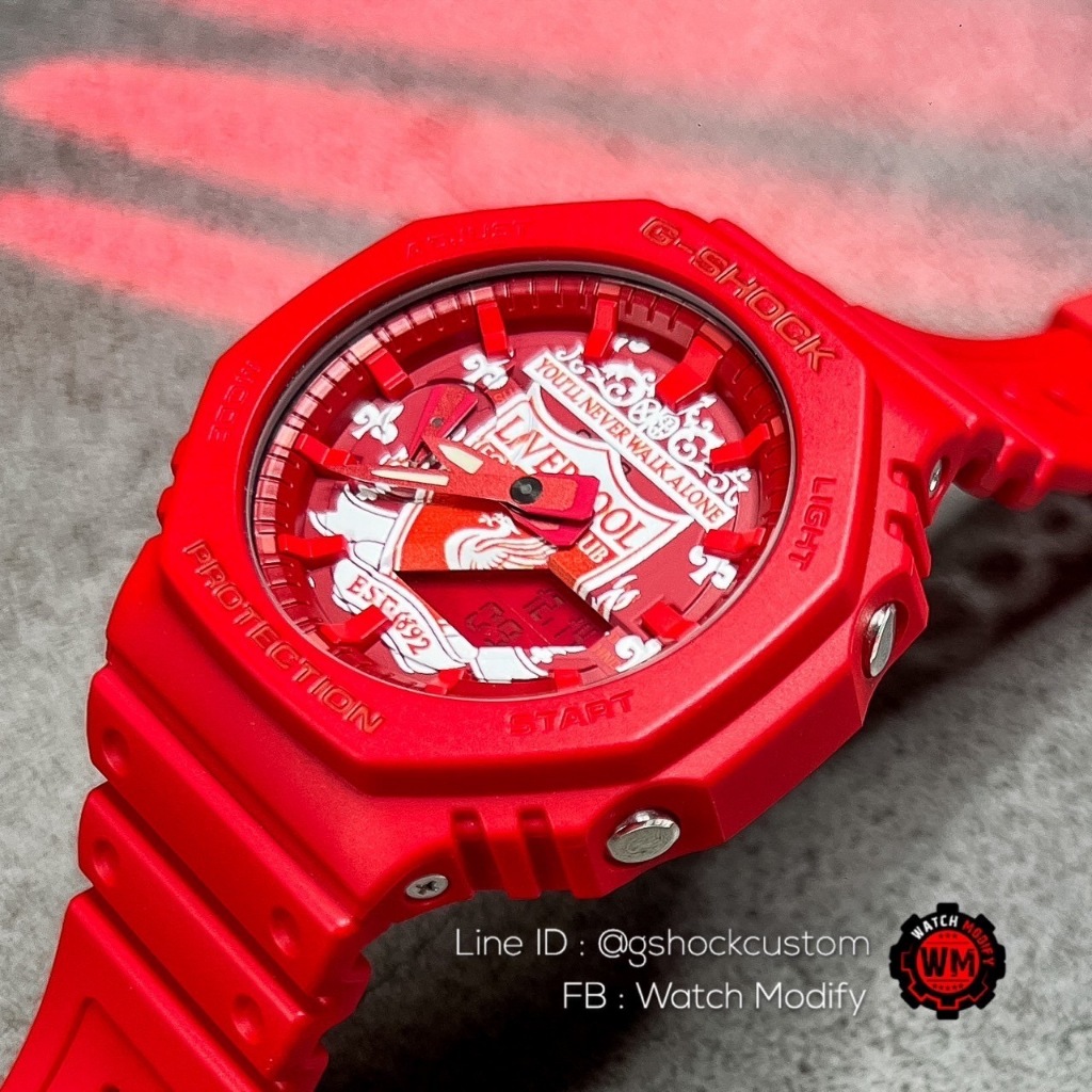 G-SHOCK Ga-2100 Customized The Reds Liverpool