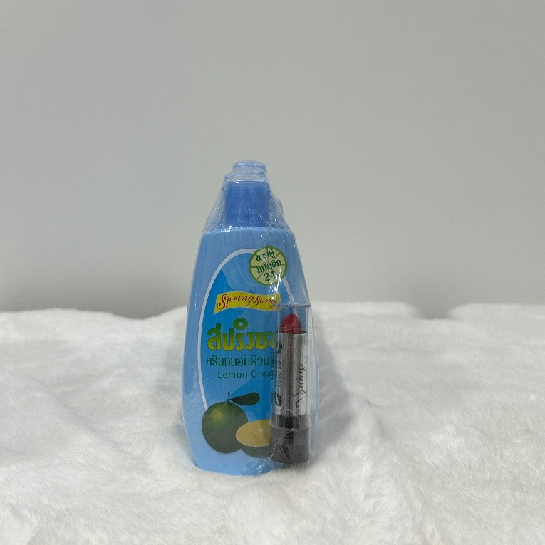 สปริงซอง ครีมถนอมผิวมะนาว แถมลิปสติก 100 มล. - รูปที่ 4
